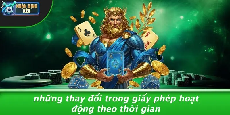 Những Thay Đổi Trong Giấy Phép Hoạt Động Theo Thời Gian