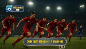 Chiến thuật bóng đá 4-1-4-1 tấn công