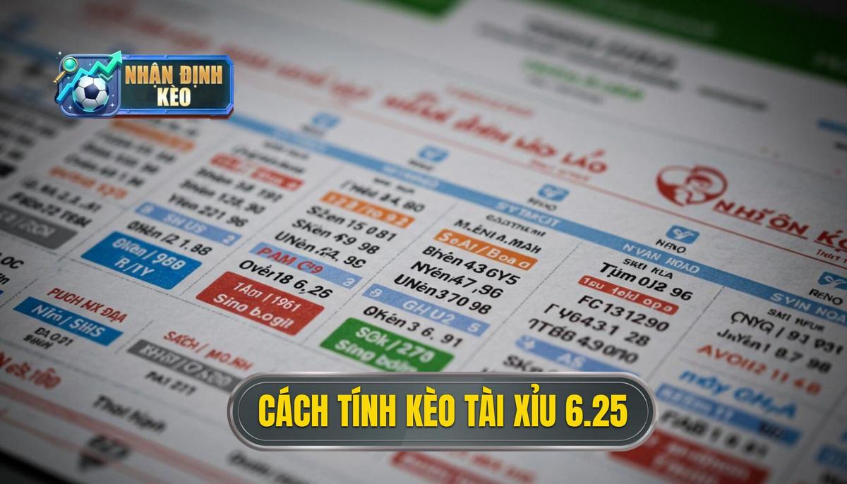 2. Cách Tính Thắng Thua Chi Tiết Khi Đặt Kèo Tài Xỉu 6.25