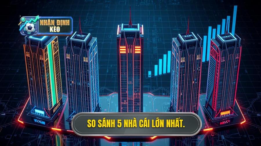 2. So sánh 5 nhà cái lớn nhất.
