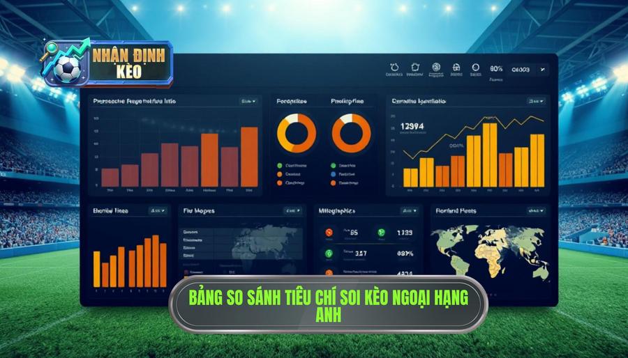 Bảng so sánh các tiêu chí soi kèo phổ biến tại Premier League Bảng so sánh các tiêu chí soi kèo phổ biến tại Premier League